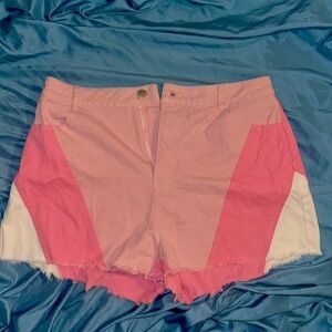 3 color way never worn large women’s jean shorts